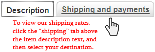 Seller offers international shipping; Click on the shipping rate tab for details.